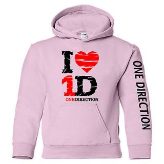 Love One Direction Youth Size Hooded Sweatshirt 1D Hoodie S 5XL 