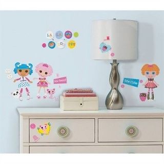 LALALOOPSY wall stickers 44 COLORFUL decals SEW CUTE MITTENS JEWEL 