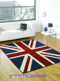 large union jack blue red white carpet rug 120x 160cm getting ready 