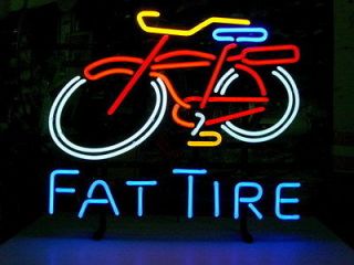 Newly listed NEW FAT TIRE BEER BICYCLE REAL NEON LIGHT BAR PUB SIGN