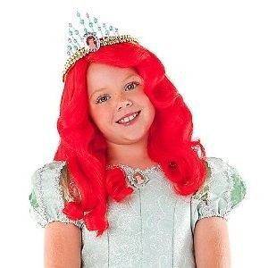 Disney Park The Little Mermaid Princess Ariel Costume Red Long Hair 