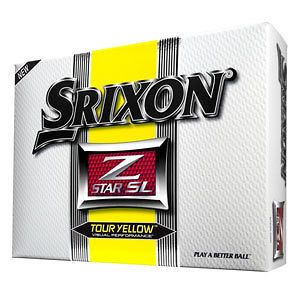 dozen srixon z star sl tour yellow golf balls