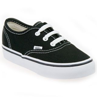 Childrens Vans boys / girls Authentic lace trainers black white ** ALL 