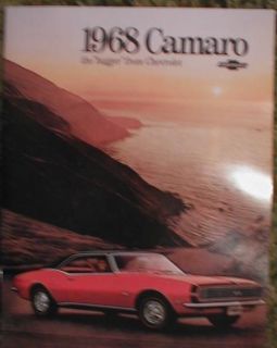 1968 chevrolet camaro sales brochure chevy 68  12 00 buy it 