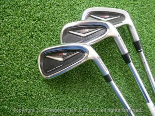 taylormade r9 4 pw irons steel regular good condition one
