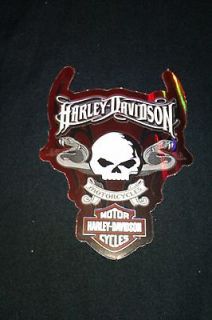 Harley Davidson Snake & Skull stickers, motorcycle helmet decal