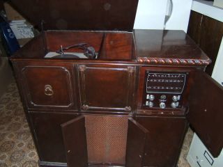 capehart tube radio record player vintage antique 