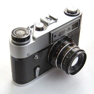 FED 5B USSR 35mm Vintage Rangefinder film Camera Lens Industar 61 L/D 