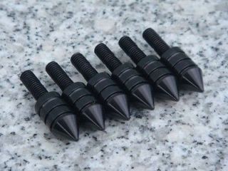 newly listed black spiked fairing bolts for sportbikes time left