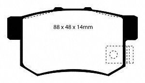 EBC Brake DP3781 2C Disc Brake Pad