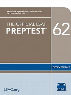 The Official LSAT PrepTest 62 2011, Paperback