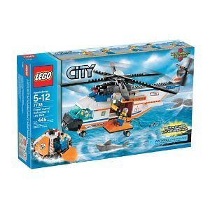 Lego City Town #7738 Coast Guard Helicopter & Lift Raft New Sealed 