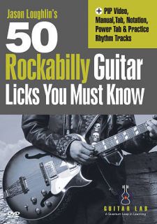 50 Rockabilly Guitar Licks You Must Know DVD, 2011