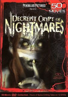Decrepit Crypt of Nightmares 50 Movie Pack DVD, 2007, 12 Disc Set 
