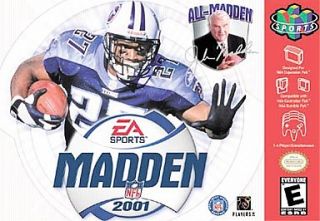 Madden NFL 2001 Nintendo 64, 2000