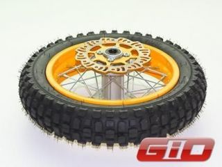 giovanni 125cc dirt bike rear wheel complete black includes rear