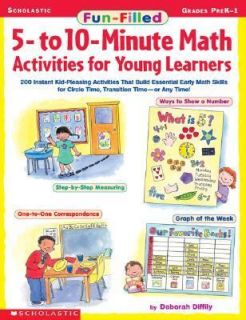 Fun Filled 5 to 10 Minute Math Activities for Young Learners 200 