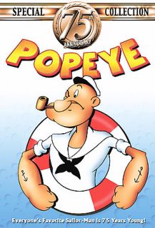 Popeye   75th Anniversary Special Collection DVD, 2004, 4 Disc Set 