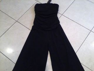 shape fx black strapless jumpsuit size 4