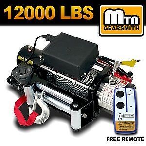 New 12000 LBS 12V Recovery Electric Winch Truck SUV 12000LB Free 