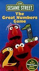 Sesame Street   The Great Numbers Game VHS, 1998