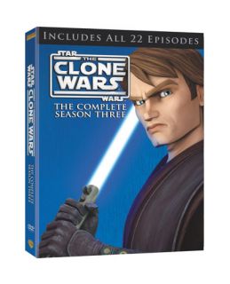 Star Wars The Clone Wars   The Complete Season Three DVD, 2011, 4 Disc 
