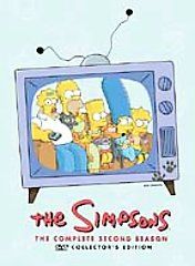 The Simpsons   The Complete Second Season DVD, 2004, 4 Disc Set 