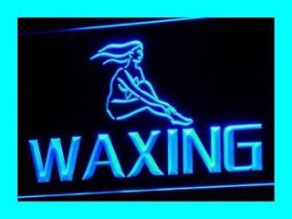 Newly listed i049 b OPEN Waxing Beauty Salon Retail Neon Light Sign