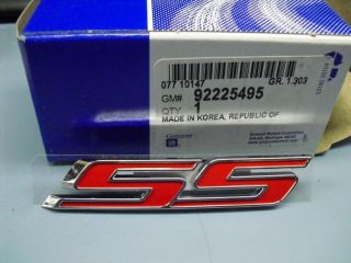 2010 2011 red camaro ss grille emblem new gm 92225495