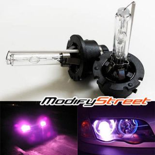 12000K VIOLET PINK D2S/D2R/D2C HID XENON LIGHT REPLACEMENT BULBS FOR 