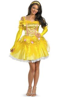 disney princess sassy belle adult costume size s 4 6
