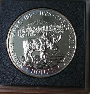 1985 moose silver dollar great gift  24