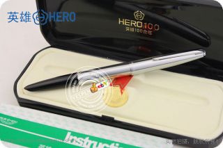 HERO 100 Flighter Classic Fountain Pen Vintage Style Hooded 14K Gold 