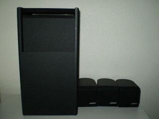 Bose Acoustimass 4 Home Theater Speaker System 3 Speakers and 1 Large 