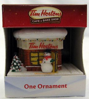 Tim Hortons Coffee Cafe STORE Christmas Tree Ornament Hortons NEW for 