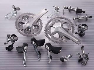 shimano 105 5700 group groupset compact 7pc silver from thailand