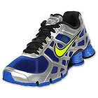 Nike Mens Shox Turbo+ 12 Running Shoe Silver/Blue/Yellow(Volt)