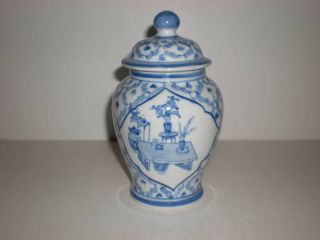 seymour mann fine porcelain china blue still life urn time