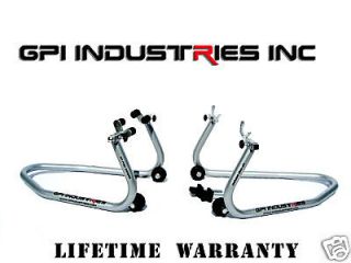   stands lifetime warranty fits all sport bikes  109 95