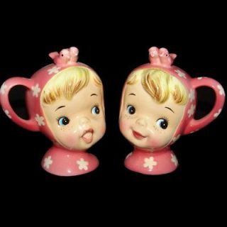 vintage napco miss cutie pie salt and pepper shakers time