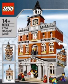 10224 TOWN HALL MODULAR TOWN INSTRUCTIONS MANUAL RARE LEGO