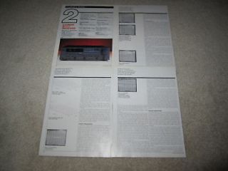 luxman r 117 receiver review 5 pgs 1988 full test