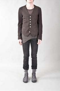 Number (N)ine   Waistcoat Jacket w/ Distressed Sleeves   sz. 2