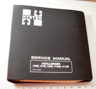 HYSTER SERVICE MANUAL   CHALLENGER H60E / H70E / H80E / H100E / H110E 