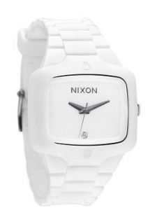 nixon the rubber player white watch a139 100 one day