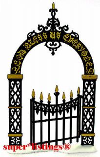 Dept. 56 Christmas Carol Holiday Victorian Wrought Iron Gate 58319 