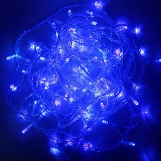 NEW Great Blue 10M 100 LED Christmas Fairy Party String Lights 