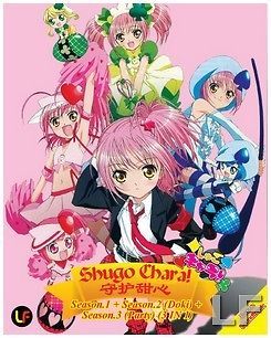 anime shugo chara sea 1 2 3 127 eps dvd
