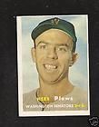 1957 topps 169 herb plews nm  $