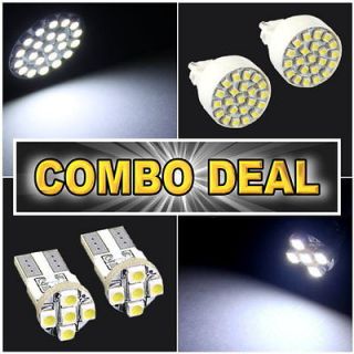   Backup 3156 + Licence Plate T10 168 Led Lights Combo Package Deal #22